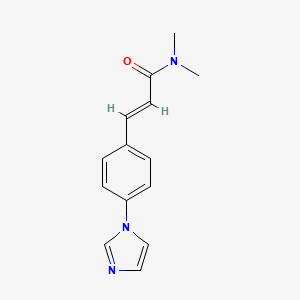 3-(4-(1H-Imidazol-1-yl)phenyl)-N,N-dimethylacrylamide