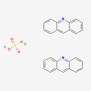 molecular formula C26H20N2O4S B15053918 Acridine hemisulfate CAS No. 23950-43-8