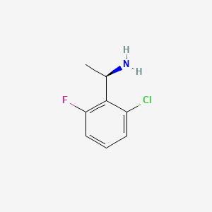 molecular formula C8H10Cl2FN B1505392 (R)-1-(2-Chloro-6-fluorophenyl)ethanamine CAS No. 1100575-44-7