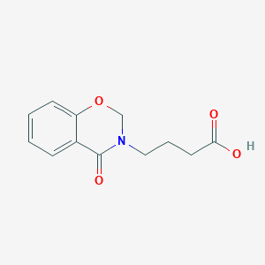 molecular formula C12H13NO4 B15053920 4-(4-Oxo-2H-benzo[e][1,3]oxazin-3(4H)-yl)butanoic acid CAS No. 886502-01-8