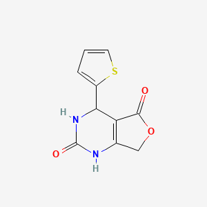 molecular formula C10H8N2O3S B15053927 4-(Thiophen-2-yl)-3,4-dihydrofuro[3,4-d]pyrimidine-2,5(1H,7H)-dione 