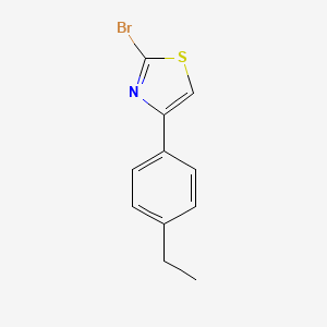 molecular formula C11H10BrNS B1505396 2-bromo-4-(4-ethylphenyl)Thiazole CAS No. 99983-39-8