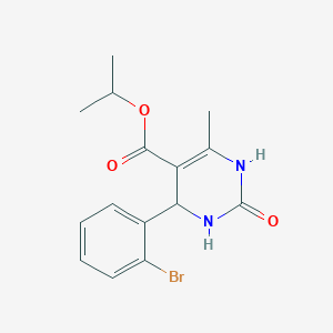 Isopropyl 4-(2-bromophenyl)-6-methyl-2-oxo-1,2,3,4-tetrahydropyrimidine-5-carboxylate