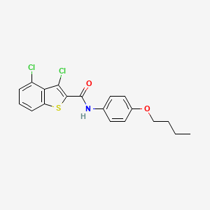 N-(4-Butoxyphenyl)-3,4-dichlorobenzo[b]thiophene-2-carboxamide