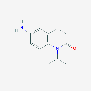 molecular formula C12H16N2O B1505405 6-Amino-1-isopropyl-3,4-dihydroquinolin-2(1H)-one 