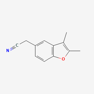 2-(2,3-Dimethylbenzofuran-5-yl)acetonitrile