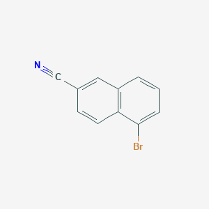 molecular formula C11H6BrN B1505407 5-ブロモ-2-ナフトニトリル CAS No. 556107-64-3