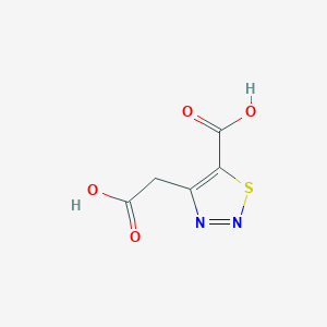 4-(Carboxymethyl)-1,2,3-thiadiazole-5-carboxylic acid