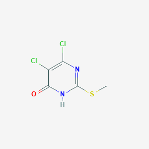 5,6-Dichloro-2-(methylthio)pyrimidin-4-ol