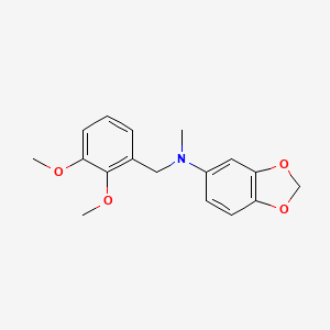 N-(2,3-Dimethoxybenzyl)-N-methylbenzo[d][1,3]dioxol-5-amine