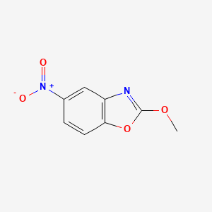 molecular formula C8H6N2O4 B15054163 2-Methoxy-5-nitrobenzo[d]oxazole 