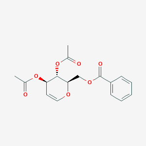 molecular formula C17H18O7 B15054181 3,4-Di-O-acetyl-6-O-benzoyl-D-glucal 