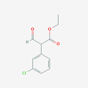 Ethyl 2-(3-chlorophenyl)-3-oxopropanoate
