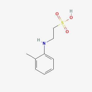 molecular formula C9H13NO3S B1505422 2-(2-Methylanilino)ethane-1-sulfonic acid CAS No. 6199-88-8