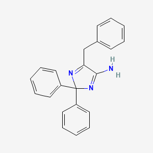 molecular formula C22H19N3 B15054227 5-Benzyl-2,2-diphenyl-2H-imidazol-4-amine 