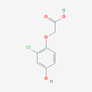 molecular formula C8H7ClO4 B1505425 2-(2-Chloro-4-hydroxyphenoxy)acetic acid CAS No. 7417-87-0