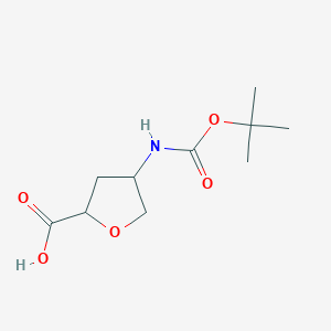 4-((tert-Butoxycarbonyl)amino)tetrahydrofuran-2-carboxylic acid