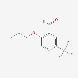 molecular formula C11H11F3O2 B1505434 2-Propoxy-5-(trifluoromethyl)benzaldehyde CAS No. 472809-74-8