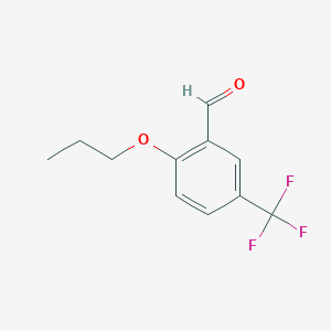 2-Propoxy-5-(trifluoromethyl)benzaldehyde