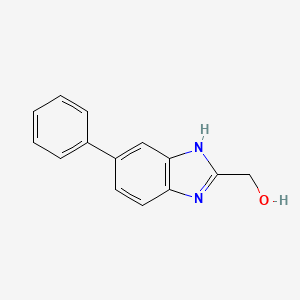 (5-Phenyl-1H-benzo[d]imidazol-2-yl)methanol