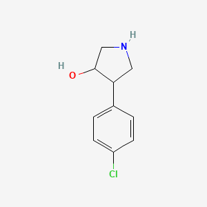 4-(4-Chlorophenyl)pyrrolidin-3-ol