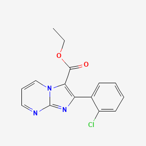 Ethyl 2-(2-chlorophenyl)imidazo[1,2-A]pyrimidine-3-carboxylate