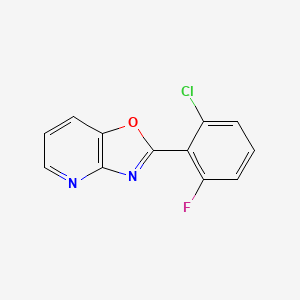 2-(2-Chloro-6-fluorophenyl)oxazolo[4,5-b]pyridine