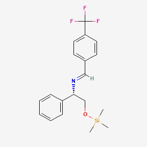 (alphaS)-N-[[4-(Trifluoromethyl)phenyl]methylene]-alpha-[[(trimethylsilyl)oxy]methyl]benzenemethanamine