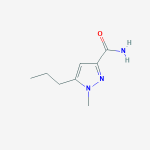 molecular formula C8H13N3O B1505443 1-甲基-5-丙基-1H-吡唑-3-甲酰胺 CAS No. 1185292-78-7