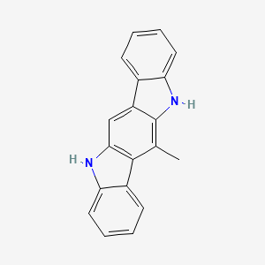 molecular formula C19H14N2 B1505449 6-Methyl-5,11-dihydroindolo[3,2-b]carbazole CAS No. 229020-91-1