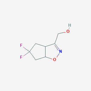 (5,5-Difluoro-4,5,6,6A-tetrahydro-3AH-cyclopenta[D]isoxazol-3-YL)methanol