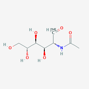 molecular formula C8H15NO6 B1505459 N-[(2R,3R,4S,5R)-3,4,5,6-Tetrahydroxy-1-oxo(114C)hexan-2-yl]acetamide CAS No. 7220-89-5