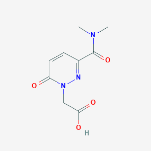 2-(3-(Dimethylcarbamoyl)-6-oxopyridazin-1(6H)-yl)acetic acid