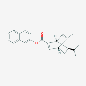 Naphthalen-2-yl (1R,4R,7R)-5-methyl-7-(propan-2-yl)bicyclo[2.2.2]octa-2,5-diene-2-carboxylate