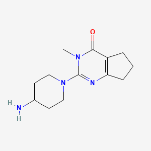 2-(4-Aminopiperidin-1-yl)-3-methyl-6,7-dihydro-3H-cyclopenta[d]pyrimidin-4(5H)-one