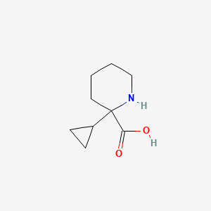 2-Cyclopropylpiperidine-2-carboxylic acid