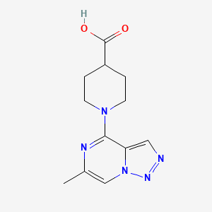 1-(6-Methyl-[1,2,3]triazolo[1,5-a]pyrazin-4-yl)piperidine-4-carboxylic acid