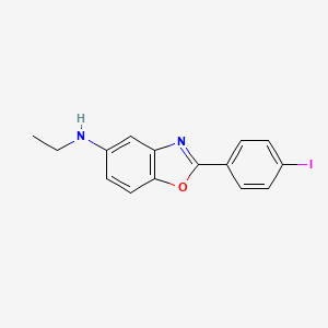 N-Ethyl-2-(4-iodophenyl)benzo[d]oxazol-5-amine