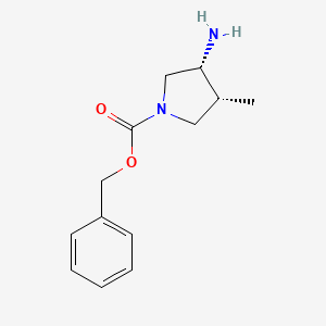 (3R,4R)-Benzyl 3-amino-4-methylpyrrolidine-1-carboxylate