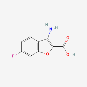 3-Amino-6-fluorobenzofuran-2-carboxylic acid