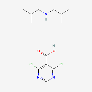 molecular formula C13H21Cl2N3O2 B15054820 Diisobutylamine 4,6-dichloropyrimidine-5-carboxylate 