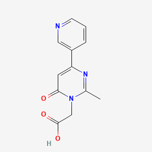 2-(2-Methyl-6-oxo-4-(pyridin-3-yl)pyrimidin-1(6H)-yl)acetic acid