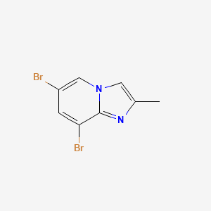 molecular formula C8H6Br2N2 B1505485 6,8-Dibromo-2-methylimidazo[1,2-a]pyridine CAS No. 860260-49-7