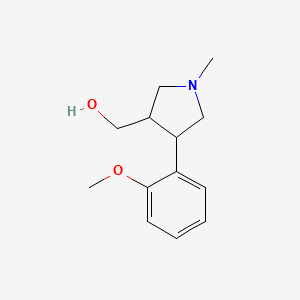 (4-(2-Methoxyphenyl)-1-methylpyrrolidin-3-yl)methanol