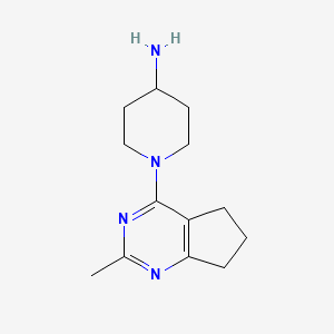 1-(2-Methyl-6,7-dihydro-5H-cyclopenta[d]pyrimidin-4-yl)piperidin-4-amine