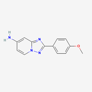 2-(4-Methoxyphenyl)-[1,2,4]triazolo[1,5-a]pyridin-7-amine