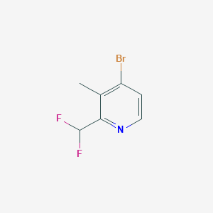 4-Bromo-2-(difluoromethyl)-3-methylpyridine