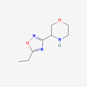 3-(5-Ethyl-1,2,4-oxadiazol-3-yl)morpholine