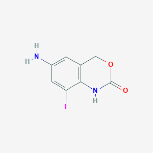 6-Amino-8-iodo-1H-benzo[D][1,3]oxazin-2(4H)-one