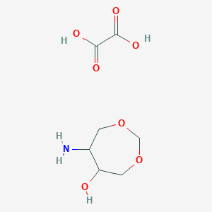 molecular formula C7H13NO7 B15054966 6-Amino-1,3-dioxepan-5-ol oxalate CAS No. 1956380-05-4